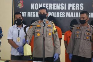 Sat Reskrim Polres Majalengka Dalam Sepekan Berhasil Ungkap Pelaku Curanmor Dan Pelaku UU Darurat Sajam