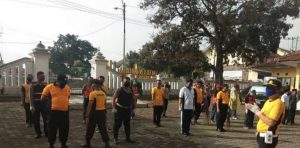 Kegiatan Korve Bersana Serta Pembagian Sembako Kepada Marbot Masjid