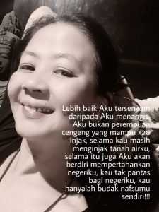 Mariska Lubis SE. MIntS. (ML) : Pengalihan Terus, Bagaimana Dengan Masalah Ekonomi?!