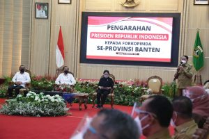 Danrem 064/MY Dampingi Pangdam III/Siliwangi Sambut Kunker Presiden RI di Wilayah Banten
