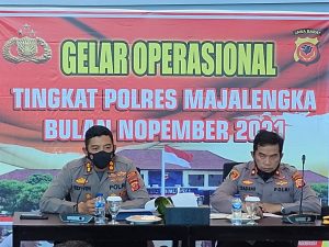 Evaluasi Kinerja Jajaran, Kapolres Majalengka Pimpin Gelar Operasional di Bandara Kertajati