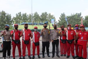 Dukung Kelancaran Mudik, Kapolres Majalengka Cek PDS di SPBU Rest Area KM 166 Tol Cipali 