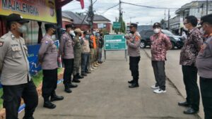 Kabag Ren Polres Majalengka Kunjungi Pos Gatur Ops Ketupat Lodaya 2022 Talaga