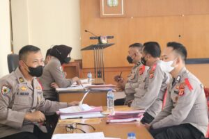 Tim Was Ops Itwasda Polda Jabar Kunjungi Polres Majalengka Dalam Rangka Cek Kesiapan Operasi Ketupat Lodaya 2022