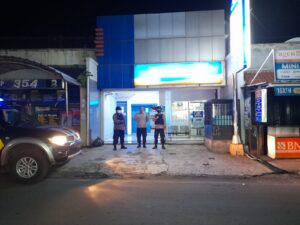 Polsek Rajagaluh Patroli Malam Di Perbankan Dan SPBU Antisipasi Modus Kejahatan
