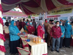 Mewakili Kapolsek Jatitujuh, Wakapolsek Hadiri Evaluasi Perkembangan Desa dan Lomba Desa Tahun 2022