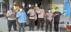 Kapolsek Kasokandel Terjun Langsung Pimpin Pengamanan Ibadah Kenaikan Isa Al Masih