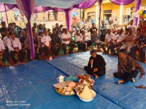 Wakili Kapolsek, Ka SPKT Polsek Cikijing Hadiri Pesta Rakyat Pareresan