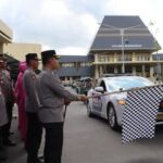 Polres Sukoharjo Distribusikan Sembako Gunakan Motor Bronjong