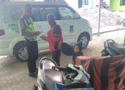 Polsek Kadungora Polres Garut Cek TKP Laka Kaki Terlindas Truk