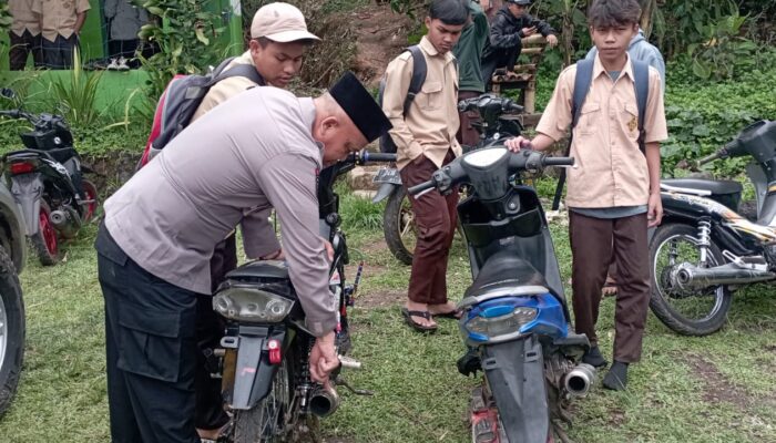 Polsek Singajaya Polres Garut Berkomitmen Wujudkan Kecamatan Singajaya Terbebas Dari Knalpot Bising