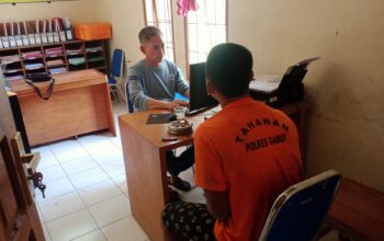 Polsek Cisompet Polres Garut Berhasil Amankan Tersangka Pencurian Sepeda Motor