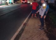 Polsek Cibatu Polres Garut Cek TKP Kecelakaan Lalu Lintas