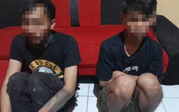 Polsek Limbangan Polres Garut Amankan Dua Pelaku Pencuri Sepeda Motor Di Pasar Limbangan