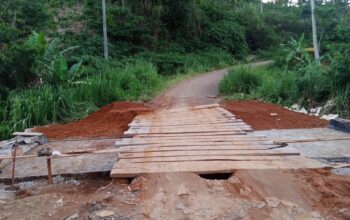 Diduga Proyek Siluman Pembuatan Jembatan Jalan Sukananti – Sidomakmur, Kangkangi Undang – Undang KIP