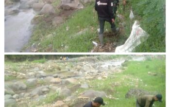 Sub 4 Sektor 2 Citarum Harum Melaksanakan Giat Patroli, Perawatan dan Penanaman Pohon di Bantaran Sungai Citarum
