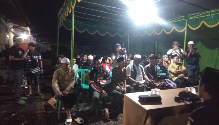 Klarifikasi Perihal Berita Viral Perapihan Tanah Pemakaman (TPU) Kedondong Pemdes Wibawa Mulya Klarifikasi pada Musyawarah Masyarakat