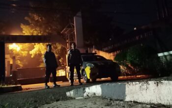 Patroli Prekat QR 3219 B Polsek Klari Melaksanakan Strong Poin Diperbatasan Klari dan Pancawati