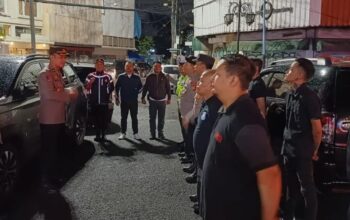 Kapolsek Sumur Bandung Pimpin Apel KRYD Beserta Piket Fungsi di Tenda Hijau Jl.Braga