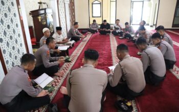 Menuju Pemilu 2024 Aman dan Damai, Polres Bangkalan Gelar Khotmil Qur’an