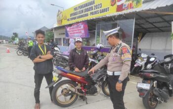 Minimalisir Polusi Suara Sat Lantas Polres Garut Tindak Belasan Knalpot Bising