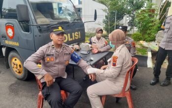 Jaga Kondisi Badan tetap Prima Jelang Pemilu, Sie Dokkes Polres Sukoharjo Buka Layanan Kesehatan