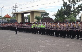 Polres Sukoharjo Gelar Apel Kesiapan Pengamanan TPS Pemilu 2024