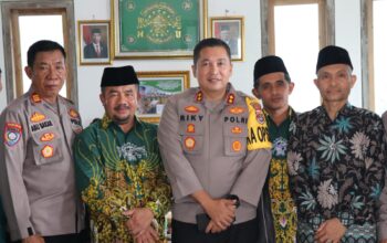 Cooling System, Kapolres Lampung Barat Silaturahmi ke Ketua NU Lampung Barat