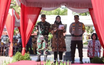 Polres Sukoharjo Gelar Apel Pergeseran Pasukan Pengamanan Pemilu 2024
