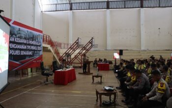 Sebelum ke Lokasi Pengamanan, 424 Personel Polres Semarang Mendapat Pembekalan