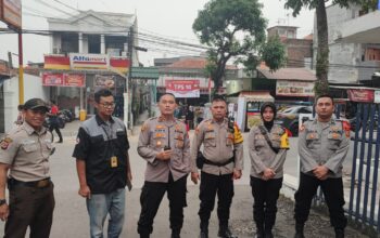Kapolsek Lengkong cek Pengamanan Tahap Pemungutan Suara Pemilu 2024