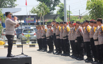 Usai Pengamanan TPS, Polres Sukoharjo Gelar Apel Konsolidasi
