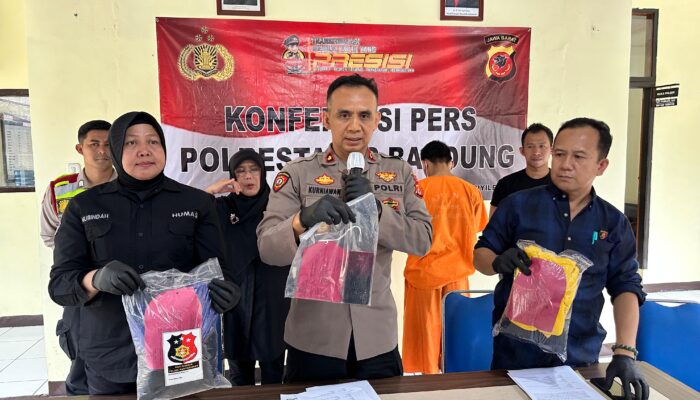 Sat Reskrim Polsek Panyileukan Polrestabes Bandung Tangkap Dua Orang Pelaku Penjambretan