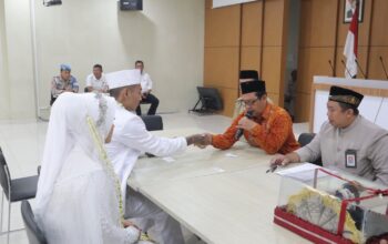 Polres Sukoharjo Fasilitasi Tahanan Narkoba Langsungkan Pernikahan