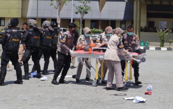 Power On Hand Polres Sukoharjo Polda Jateng Gelar Simulasi Pengendalian Massa
