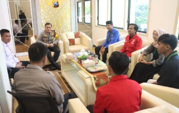 Kapolres Nganjuk Gelar Program Nusantara Cooling System Bersama Organisasi Mahasiswa di Nganjuk
