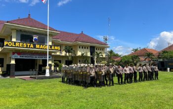 Antisipasi Situasi Kamtibmas, Kapasitas Personel Polresta Magelang Ditingkatkan