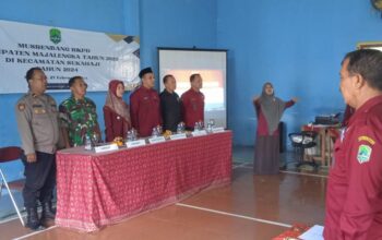 Mewakili Kapolsek, Kanit Samapta Polsek Sukahaji Hadiri Musrenbang RKPD Tingkat Kecamatan Sukahaji