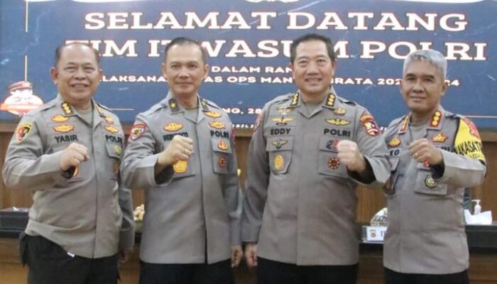 Pembukaan Pengawasan Operasi Mantap Brata oleh Itwasum Polri