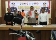 Polres Pamekasan Berhasil Amankan Pasutri Tersangka Curanmor dan Sita 15 Unit Motor