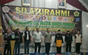 Polres Nganjuk Hadiri Silaturahmi Pengurus IPSI Kabupaten Nganjuk Bersama Pengurus dan Ketua Perguruan Pencak Silat