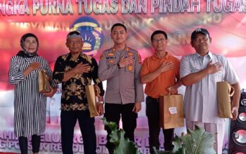 Wujud Penghormatan, Kapolsek Regol Gelar Pelepasan Purna Bhakti Anggota Polri