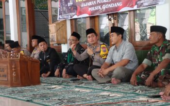 Jum’at Curhat, Kapolres Nganjuk Ajak Mewaspadai Bencana Akibat Curah Hujan Tinggi