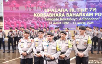 Kabaharkam Polri Sampaikan 7 Pesan pada Peringatan HUT ke – 72 Korsabhara Baharkam Polri