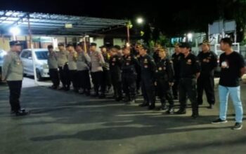Di Bulan Suci Ramadhan, Kapolsek Sukahaji Pimpin Patroli Malam Minggu, Antisipasi Gangguan Kamtibmas