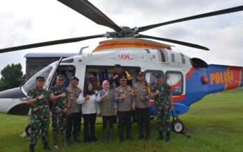 Dandim Bersama Forkopimda Grobogan Sambut Kunjungan Pangdam IV/Diponegoro dan Kapolda Jateng
