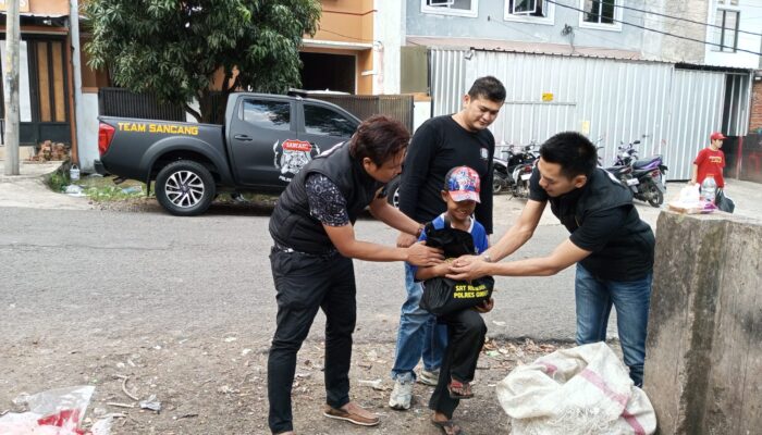 Kemunculan Tim Sancang Polres Garut Sempat Membuat Masyarakat Terkejut