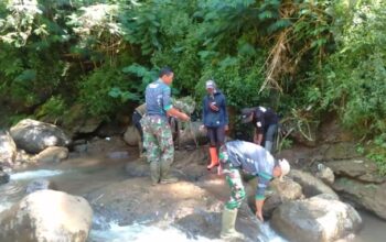 Subsektor 4 Satgas Citarum Harum Sektor 2 Rutin Patroli dan Pembersihan Sungai DAS Citarum di Wilayah Desa Sukarame