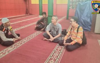 Polsek Sumur Bandung Kegiatan Sambang, DDS warga dan DKM Mesjid Lautze Jl. Tambong Kecamatan Sumur Bandung