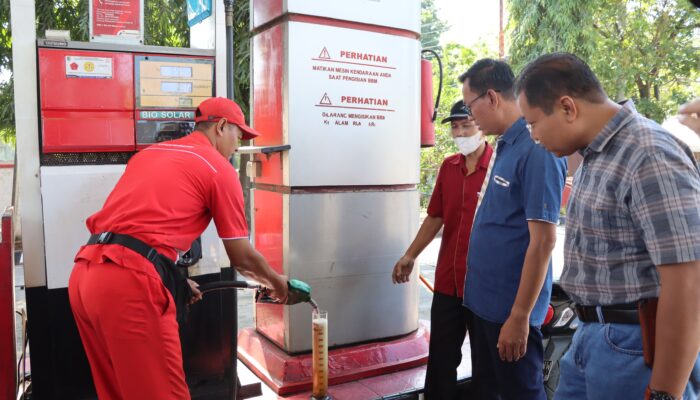 Antisipasi Kecurangan, Satreskrim Polres Demak Sidak SPBU